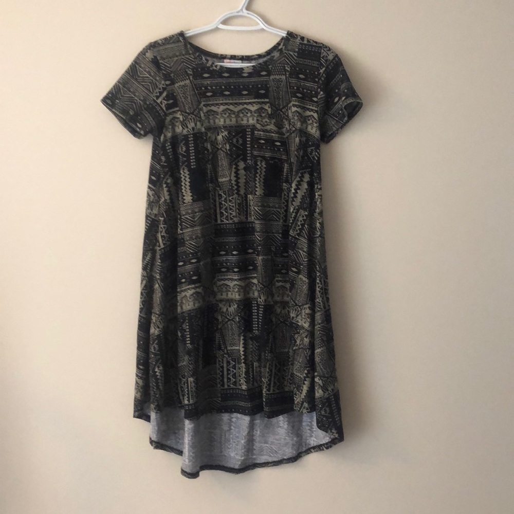 Lula Roe- high low cotton dress